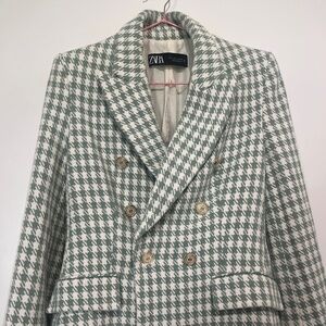 Zara green blazer